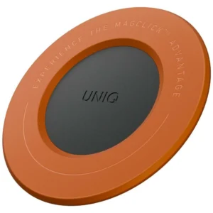 Uniq SnapMount Self-Adhesive Magnetic Holder - Orange and Blackeng