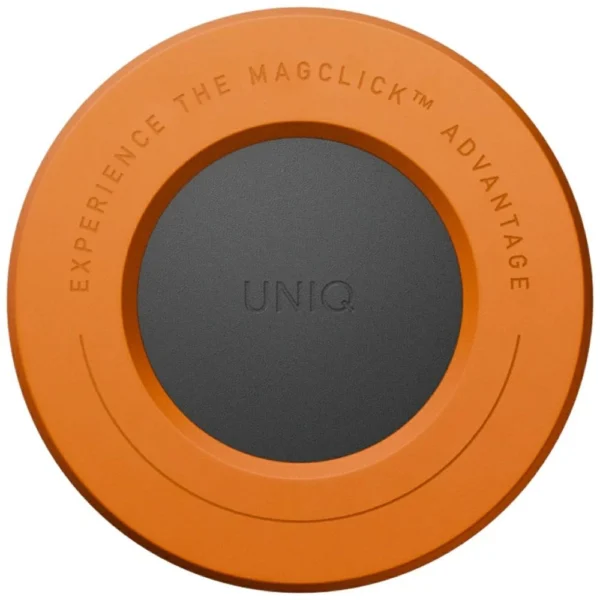 Uniq SnapMount Self-Adhesive Magnetic Holder - Orange and Blackeng