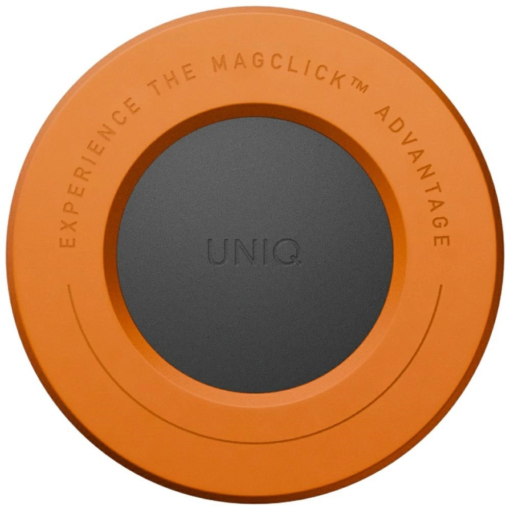 Uniq SnapMount Self-Adhesive Magnetic Holder - Orange and Blackeng