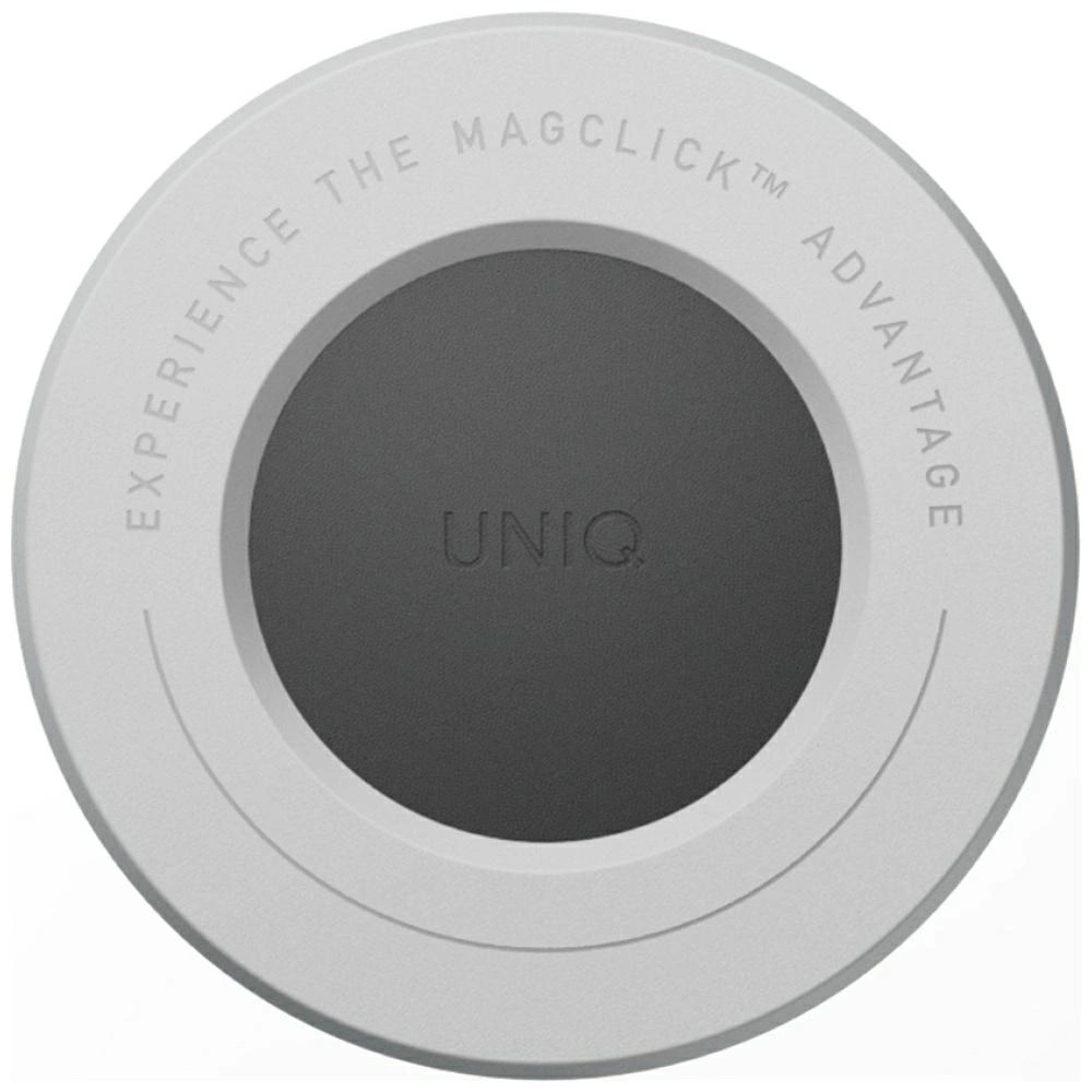Uniq SnapMount Self-Adhesive Magnetic Holder - Gray and Blackeng