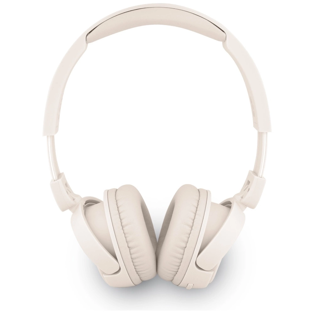 Guess Metal Logo Script Over-Ear Headphones - Beigeeng