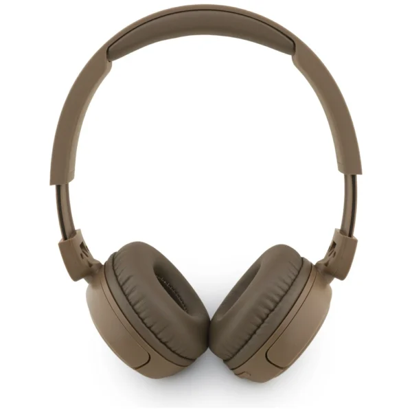 Guess Metal Logo Script Over-Ear Headphones - Browneng