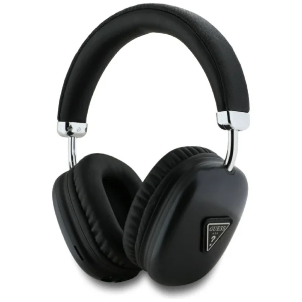 Guess Metallic Triangle Logo Over-Ear Headphones - Blackeng