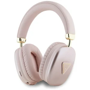 Guess Metallic Triangle Logo Over-Ear Headphones - Pinkeng
