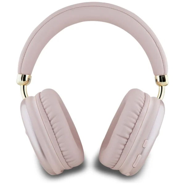 Guess Metallic Triangle Logo Over-Ear Headphones - Pinkeng