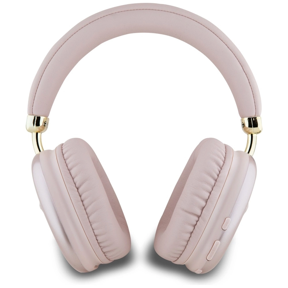 Guess Metallic Triangle Logo Over-Ear Headphones - Pinkeng