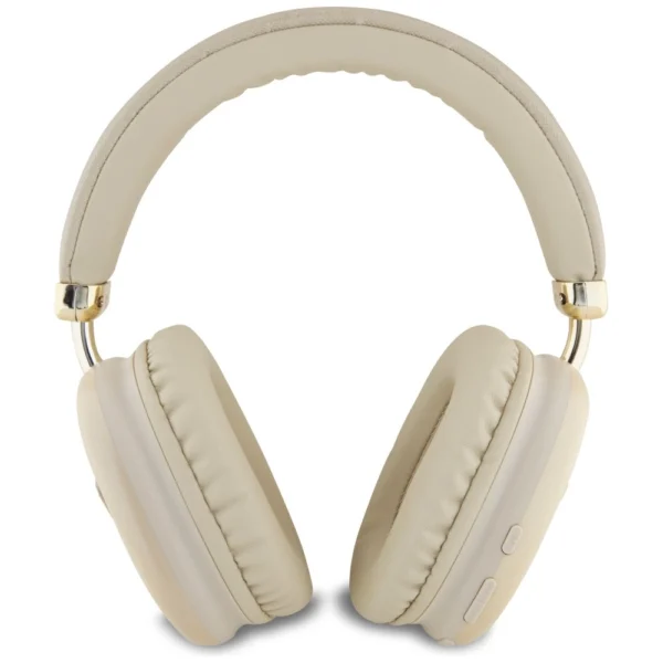 Guess Bluetooth 5.3 Metallic Triangle Logo Gold Over-Ear Headphoneseng