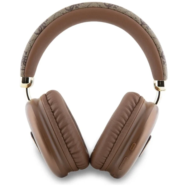 Guess Triangle Logo Over-Ear Headphones - Browneng