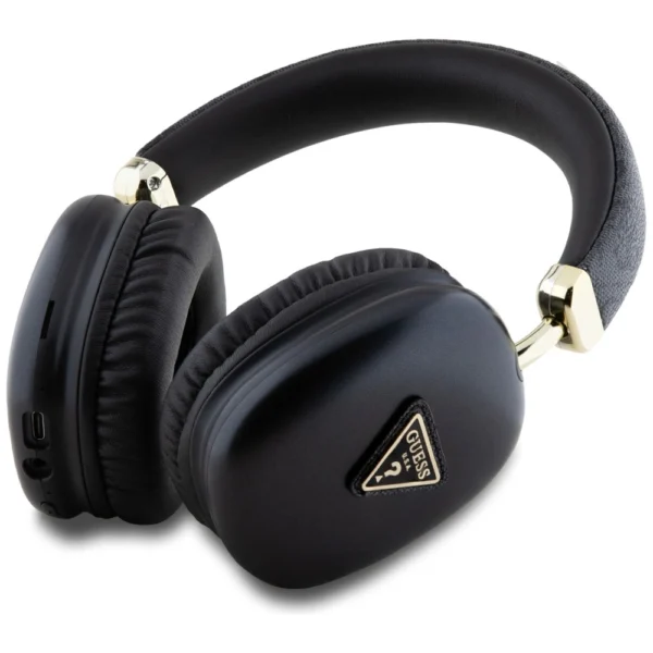 Guess Triangle Logo Over-Ear Headphones - Blackeng