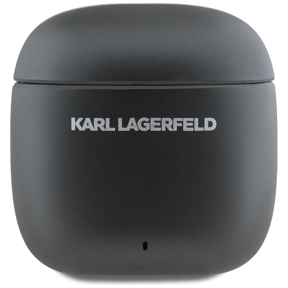 Karl Lagerfeld Metal Printed Logo ANC/ENC Headphones - Blackeng