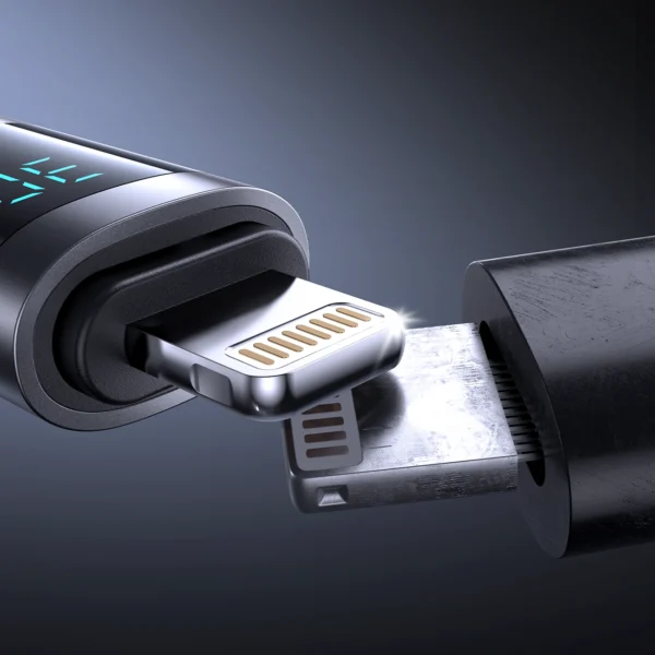 Joyroom S-A16 Pro Prism Series 30W USB-C - Lightning Cable with Display 1.2m - Blackeng
