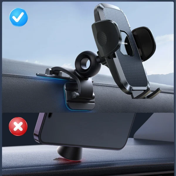 Joyroom JR-ZS259 clamp car holder with three adjustable legs - blackeng