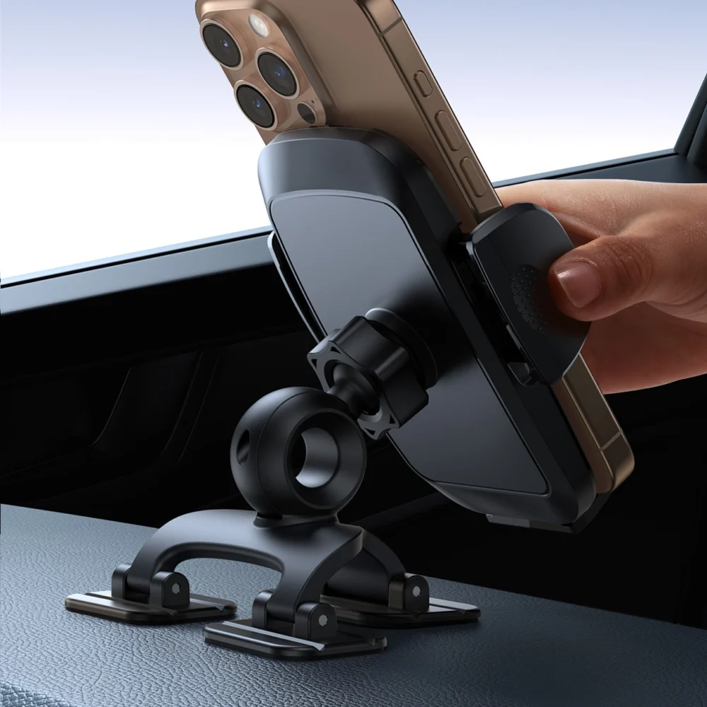Joyroom JR-ZS259 clamp car holder with three adjustable legs - blackeng