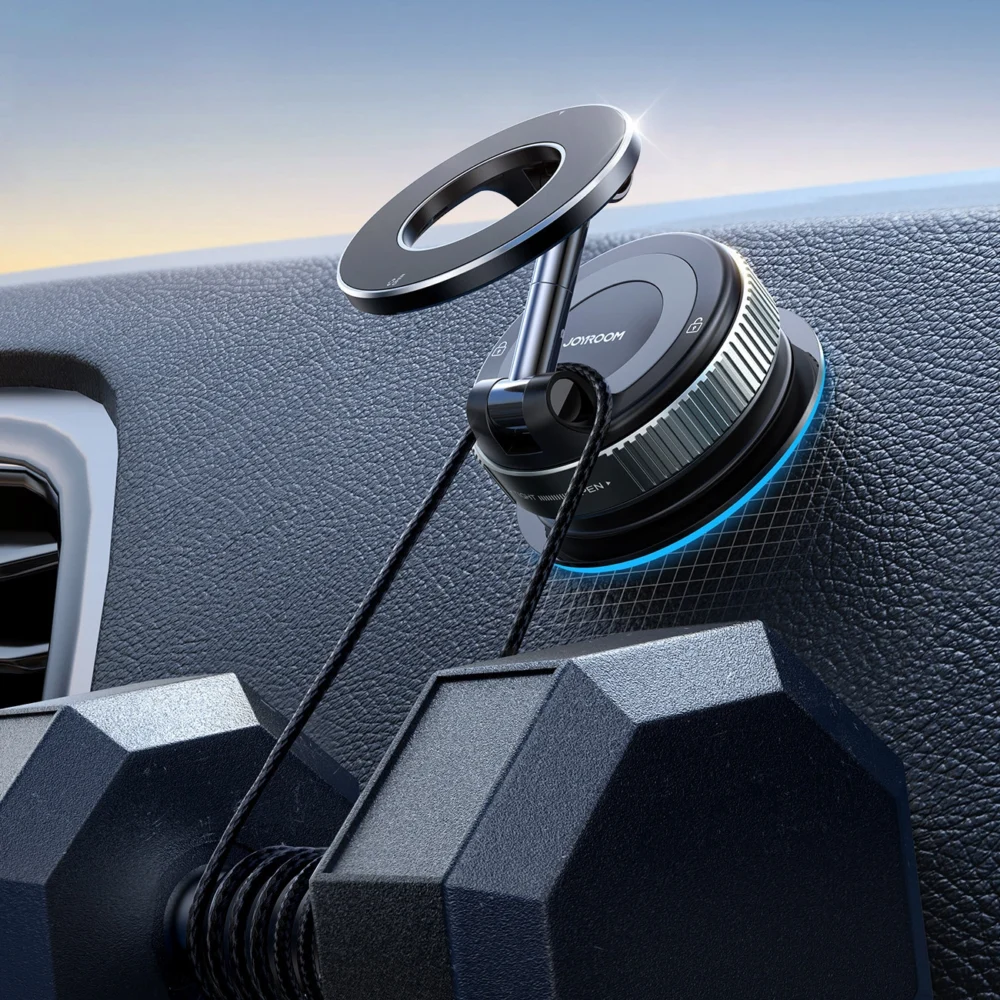 Joyroom JR-ZS501 Magnetic Car Holder Compatible with MagSafe for Dashboard - Dark Grayeng