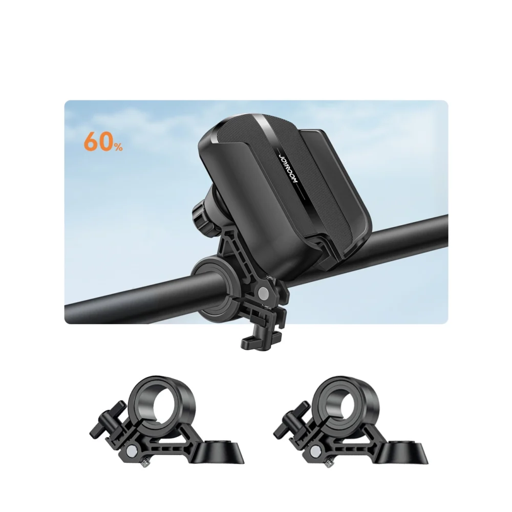Joyroom JR-ZS431 phone holder for bike, motorcycle, scooter - blackeng