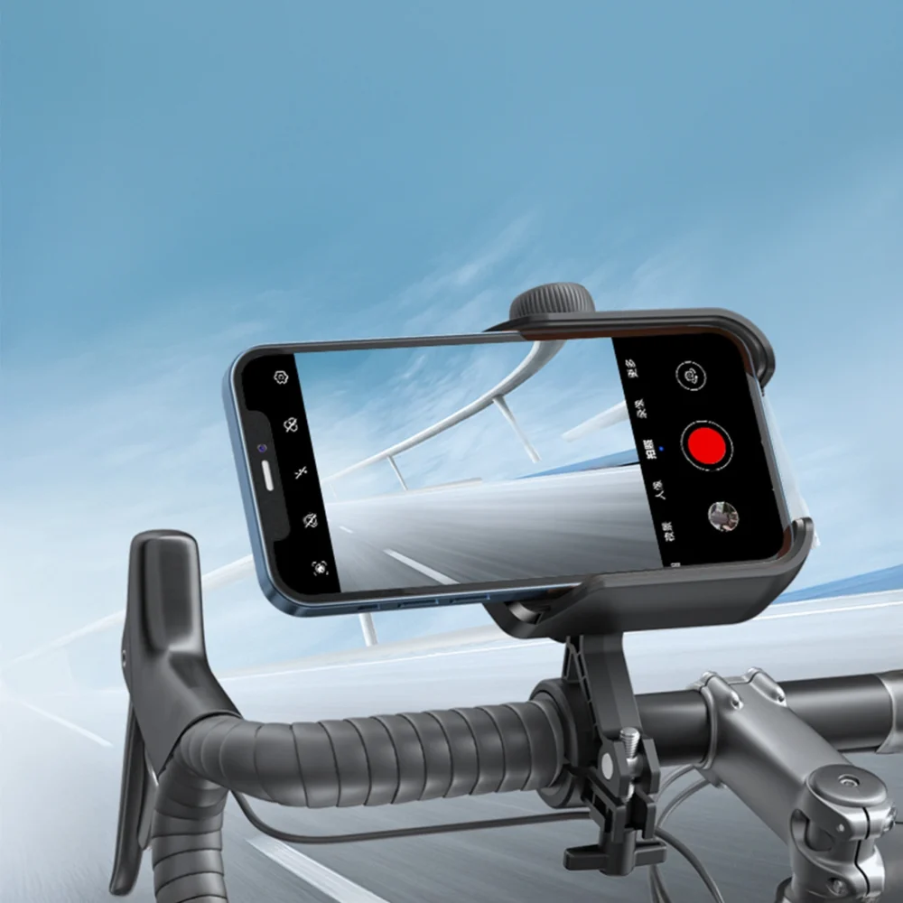 Joyroom JR-ZS431 phone holder for bike, motorcycle, scooter - blackeng