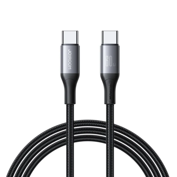 Joyroom S-A28 Flash Series 60W USB-C - USB-C cable 1m - blackeng