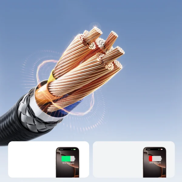 Joyroom S-A28 Flash Series 60W USB-C - USB-C cable 1m - blackeng