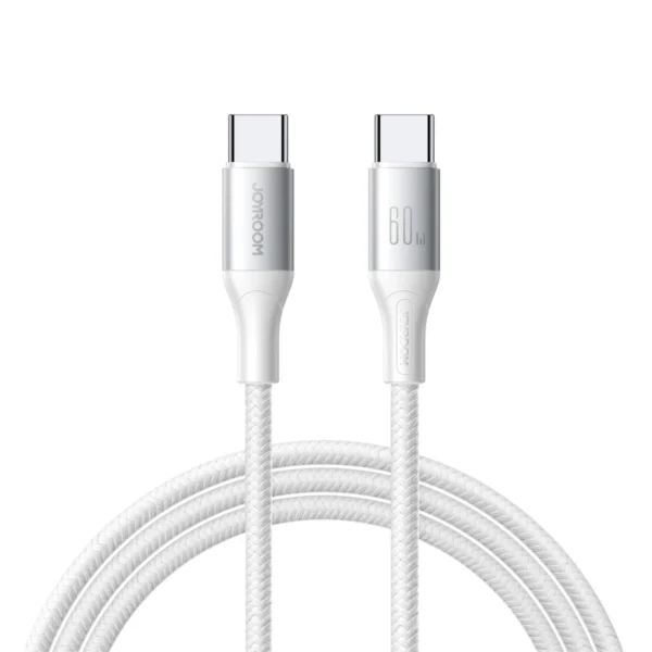 Joyroom S-A28 Flash Series 60W USB-C - USB-C Cable 1m - Whiteeng
