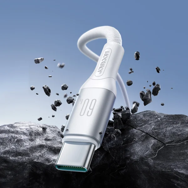 Joyroom S-A28 Flash Series 60W USB-C - USB-C Cable 1m - Whiteeng