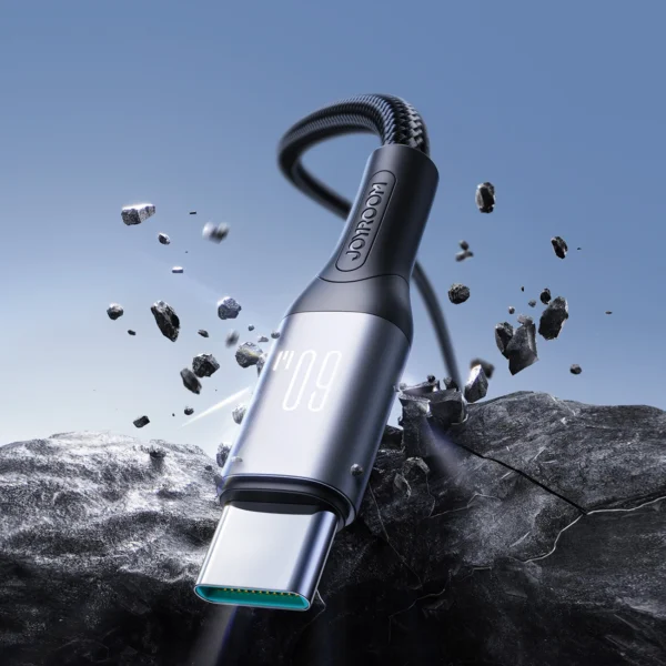 Joyroom S-A28 Flash Series 60W USB-C - USB-C cable 2m - blackeng