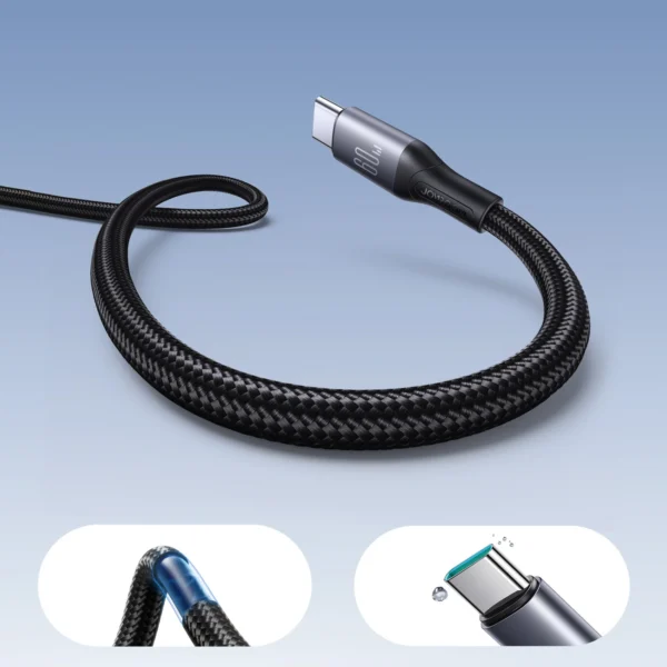 Joyroom S-A28 Flash Series 60W USB-C - USB-C cable 2m - blackeng