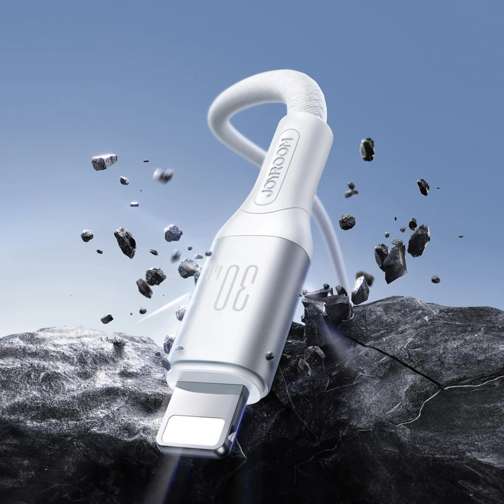 Joyroom S-A28 Flash Series 30W USB-C to Lightning cable 1m - whiteeng