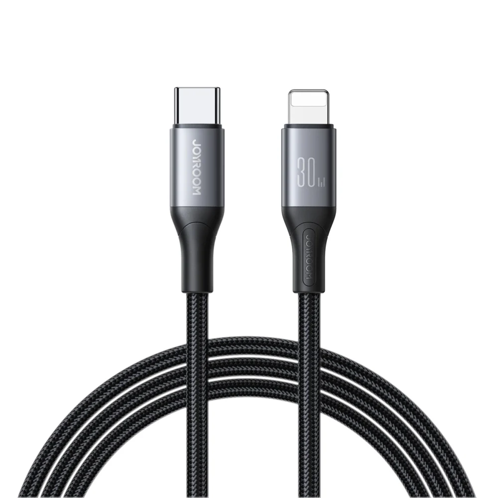 Joyroom S-A28 Flash Series 30W USB-C - Lightning cable 2m - blackeng