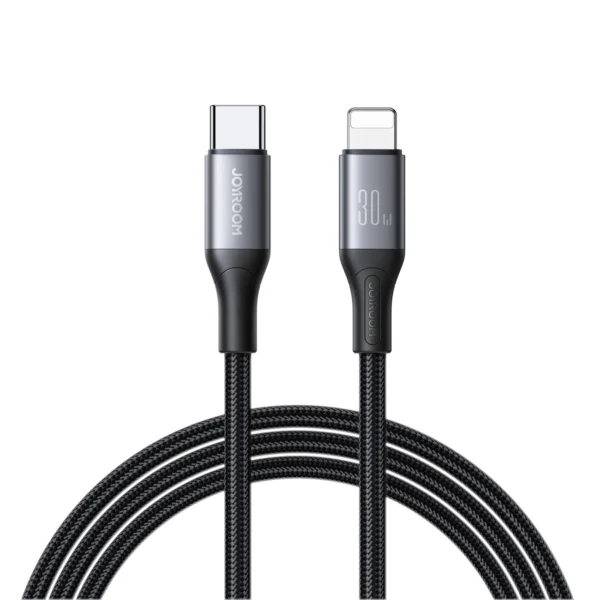 Joyroom S-A28 Flash Series 30W USB-C - Lightning cable 2m - blackeng