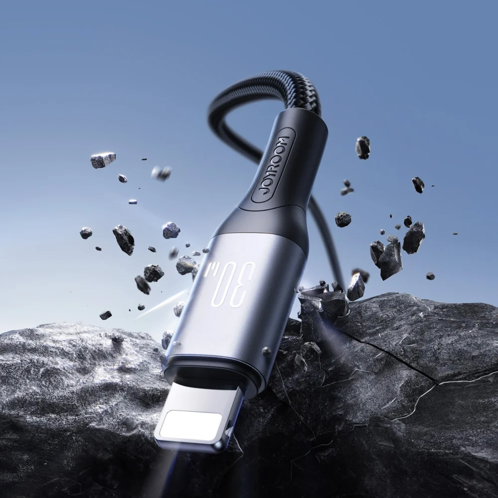 Joyroom S-A28 Flash Series 30W USB-C - Lightning cable 2m - blackeng