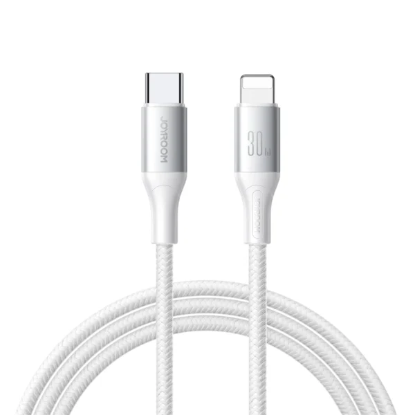 Joyroom S-A28 Flash Series 30W USB-C - Lightning cable 2m - whiteeng
