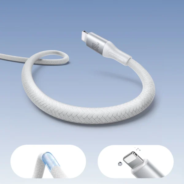 Joyroom S-A28 Flash Series 30W USB-C - Lightning cable 2m - whiteeng