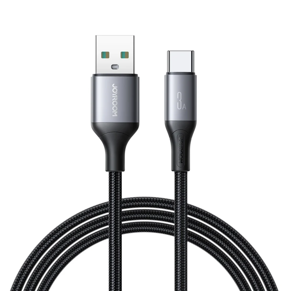 Joyroom S-A28 Flash Series 3A USB-A - USB-C cable 1m - blackeng