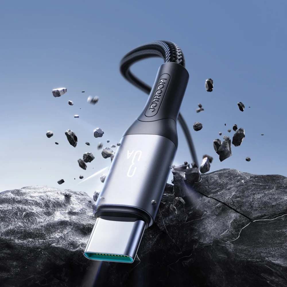 Joyroom S-A28 Flash Series 3A USB-A - USB-C cable 1m - blackeng