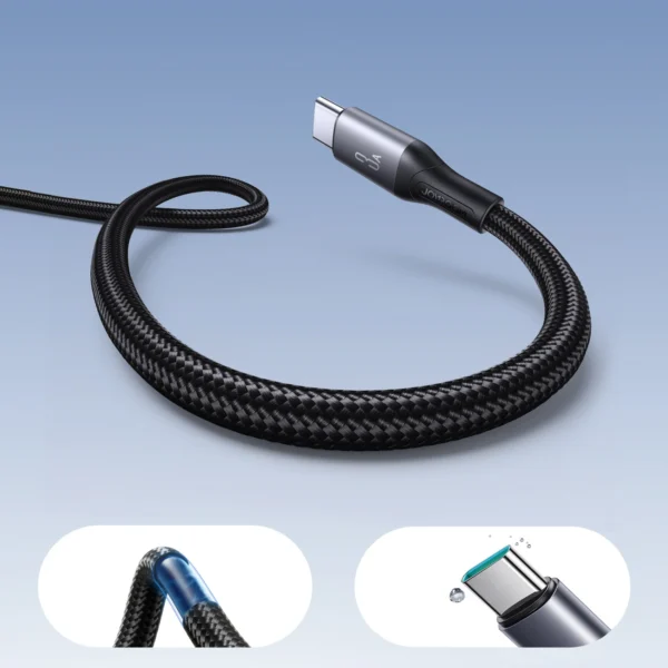 Joyroom S-A28 Flash Series 3A USB-A - USB-C cable 1m - blackeng