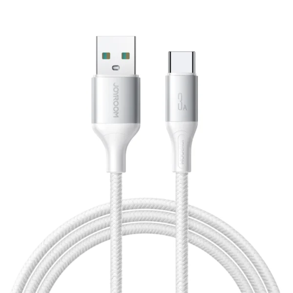 Joyroom S-A28 Flash Series 3A USB-A - USB-C Cable 1m - Whiteeng