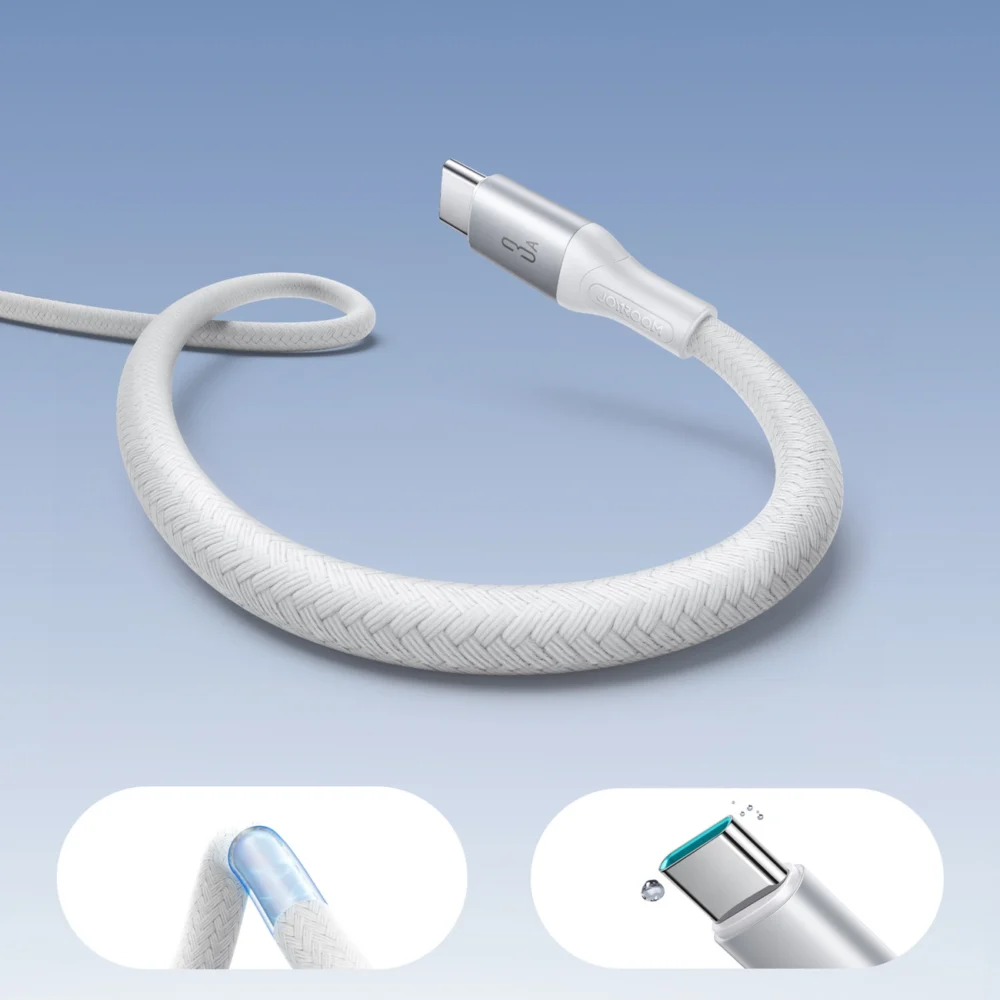 Joyroom S-A28 Flash Series 3A USB-A - USB-C Cable 1m - Whiteeng