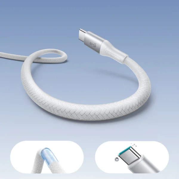 Joyroom S-A28 Flash Series 3A USB-A - USB-C Cable 1m - Whiteeng
