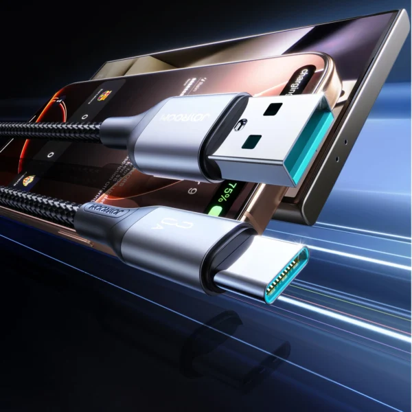 Joyroom S-A28 Flash Series 3A USB-A - USB-C cable 2m - blackeng