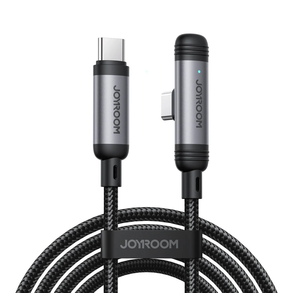 Joyroom S-A56 EnjoyX Series 90° USB-C - USB-C cable 60W 1.2m - blackeng