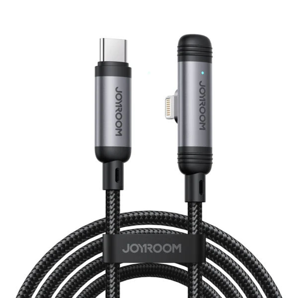 Joyroom S-A56 EnjoyX Series 90° USB-C - Lightning cable 30W 1.2m - blackeng