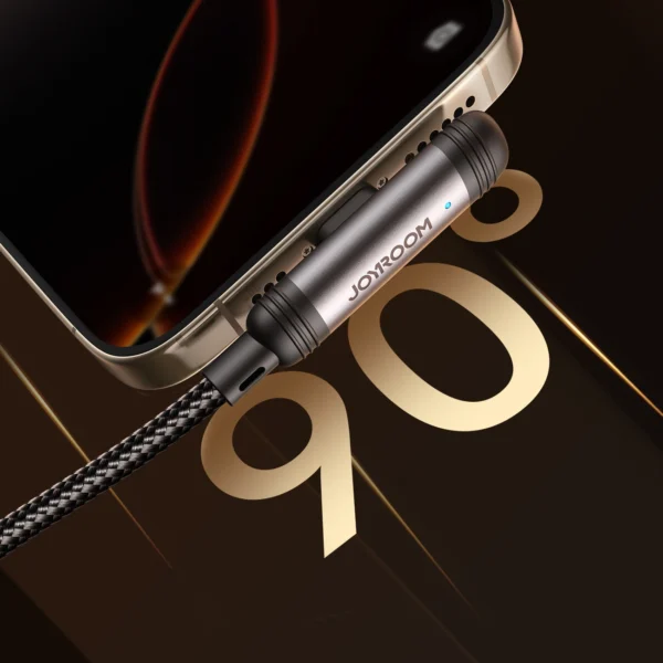 Joyroom S-A56 EnjoyX Series 90° USB-C - Lightning cable 30W 1.2m - blackeng