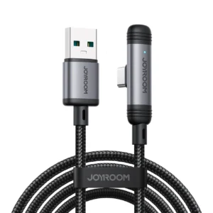 Joyroom S-A56 EnjoyX Series 90° USB-A - USB-C 3A cable 1.2m - blackeng