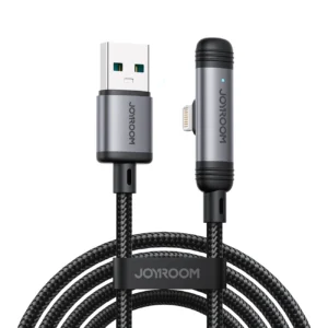 Joyroom S-A56 EnjoyX Series 90° USB-A - Lightning 3A cable 1.2m - blackeng