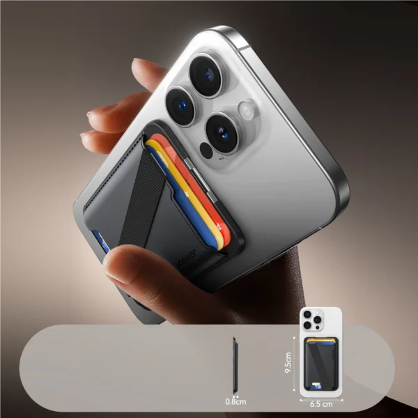 Joyroom JR-ZS432 Magnetic Wallet Compatible with MagSafe - Blackeng