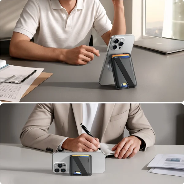 Joyroom JR-ZS432 Magnetic Wallet Compatible with MagSafe - Blackeng