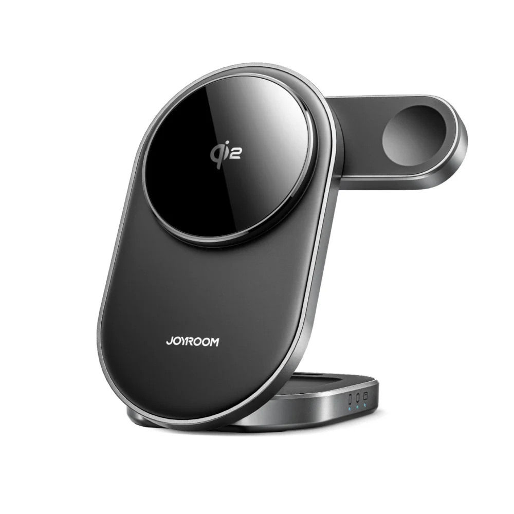 Joyroom JR-W17 Qi 3-in-1 Wireless Inductive Charger - Blackeng