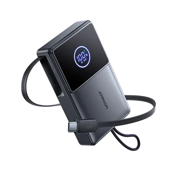 Joyroom JR-PR1 10000mAh 22.5W Powerbank with Built-in Retractable USB-C Cable - Blackeng