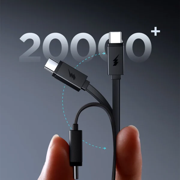 Joyroom JR-PR1 10000mAh 22.5W Powerbank with Built-in Retractable USB-C Cable - Blackeng