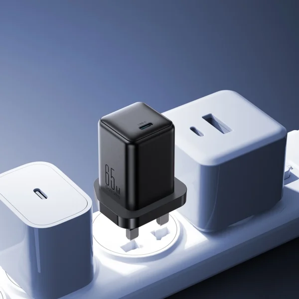 Joyroom JR-TCG18 65W Wall Charger 1 x USB-C (UK Plug) - Blackeng